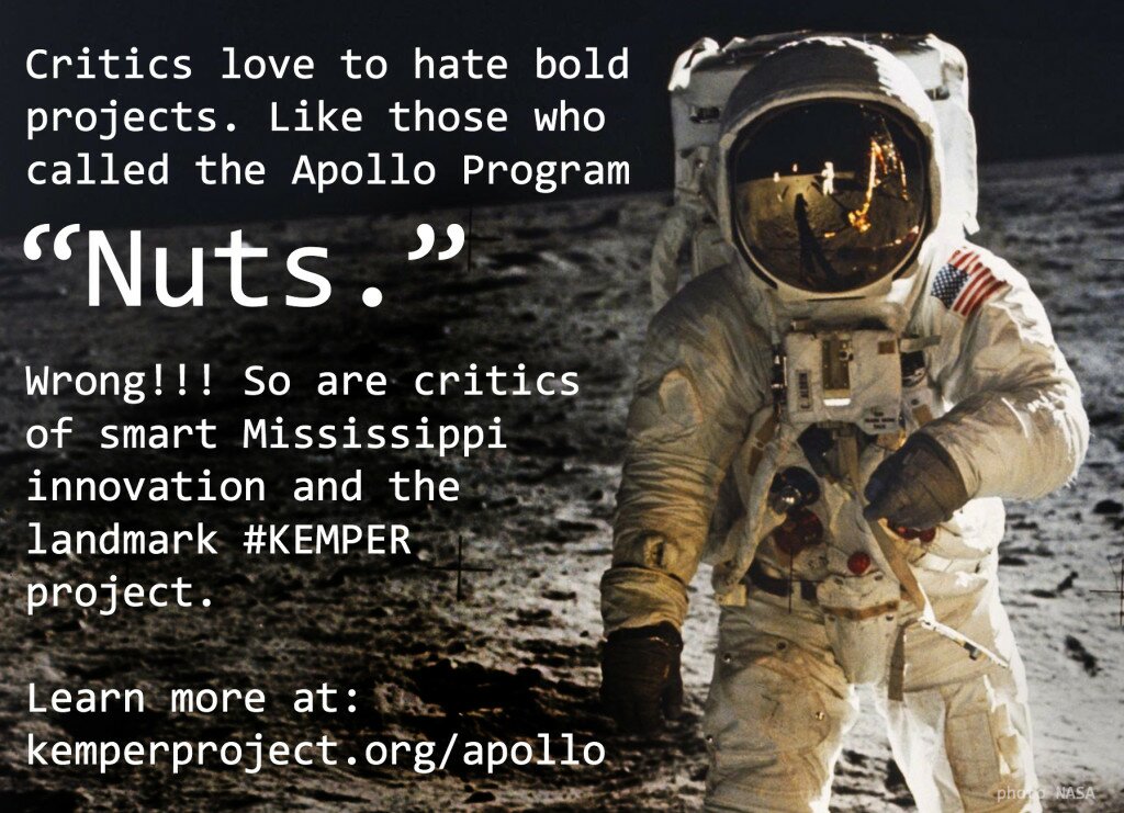 #Innovation always has its critics. Learn more about #Kemper #Mississippi and #NASA's #Apollo http://kemperproject.org/apollo/
